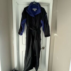 Columbia Black and Blue Skisuit- Vintage